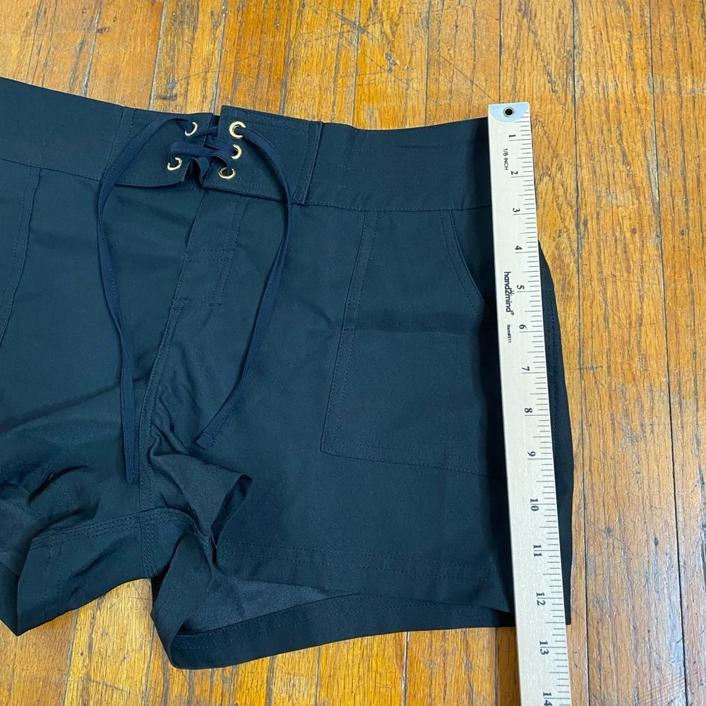 La Blanca All Aboard 2.5" Board Shorts Black Women’s Size M Surf Beach - Picture 8 of 9